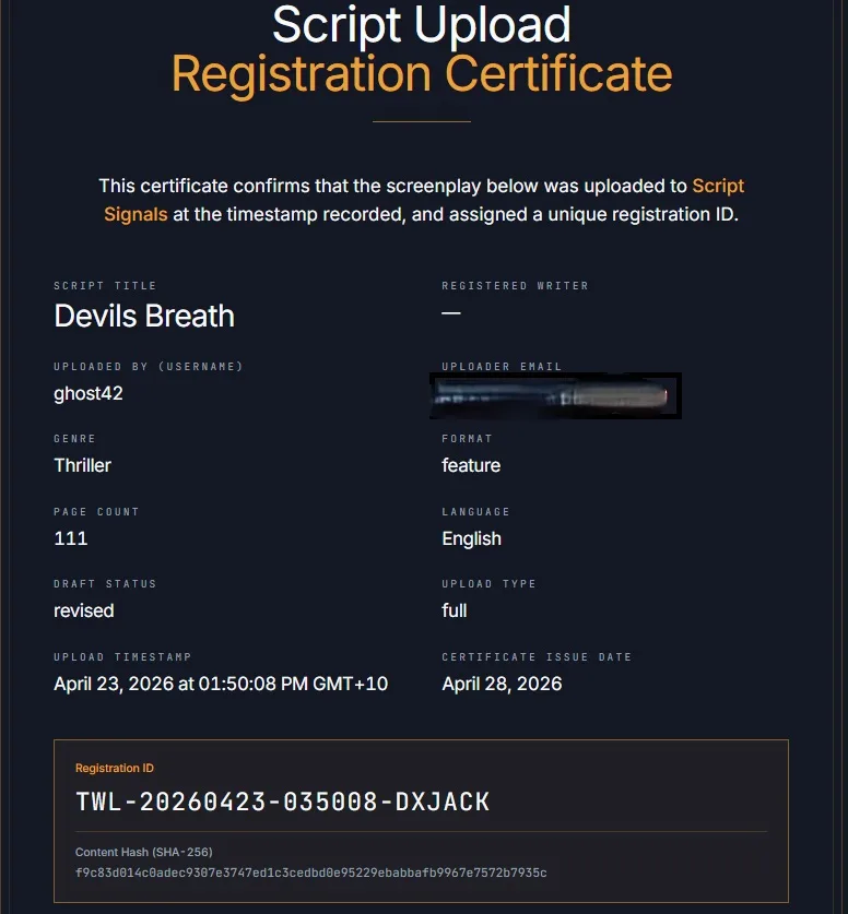 certificate.timestamp